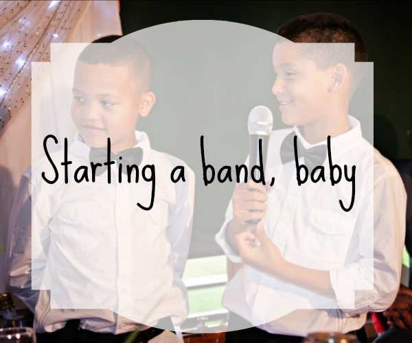 Starting a band baby